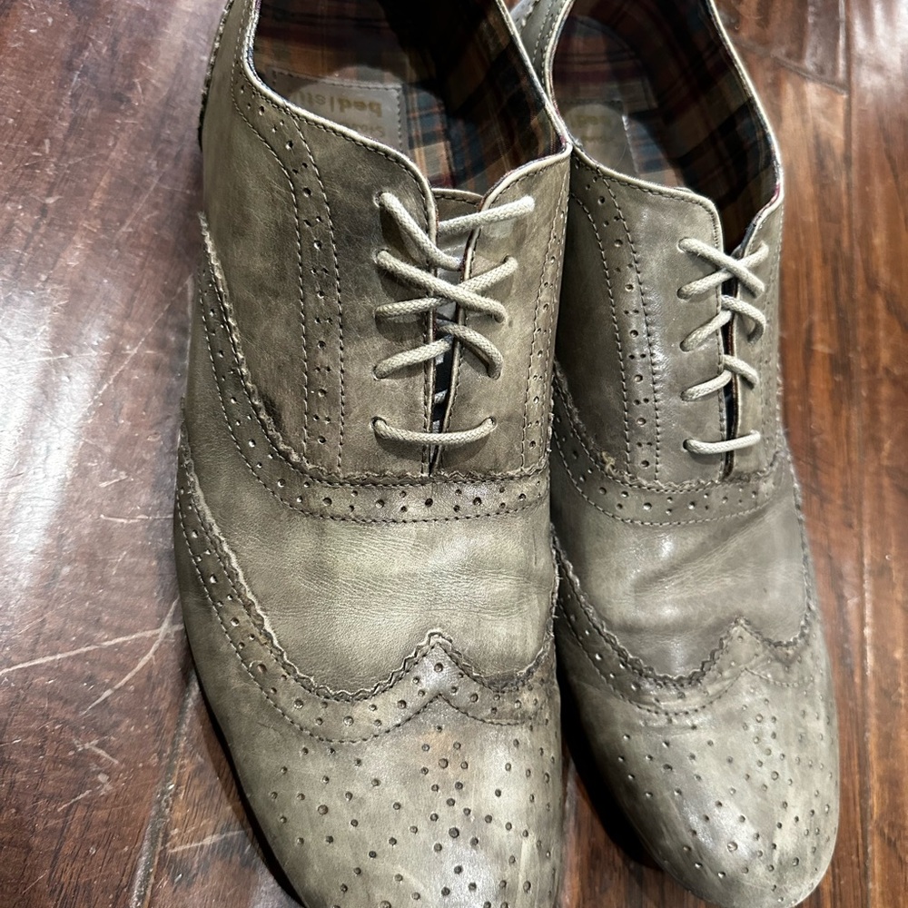 Bed Stu Men's‎ Oxford Shoes - Olive